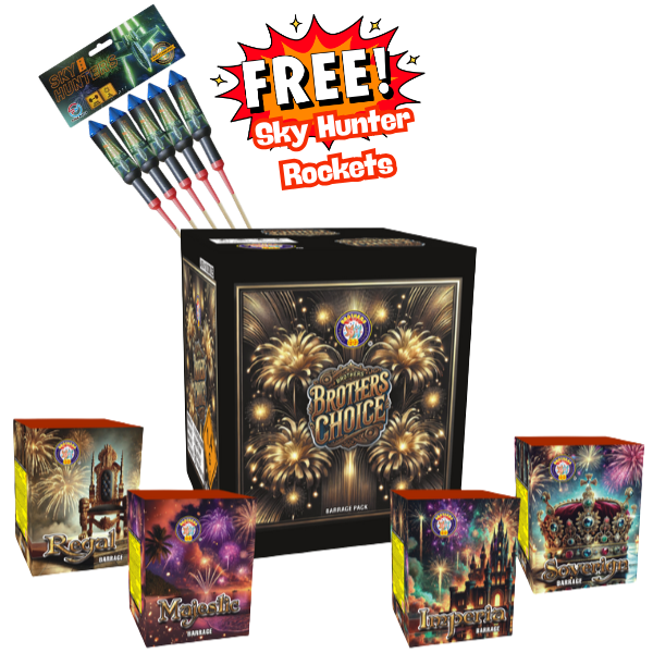 Brothers Choice barrage pack by brothers pyrotechnics