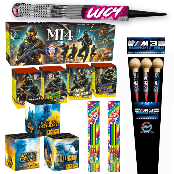 £100 fireworks family Pack 3